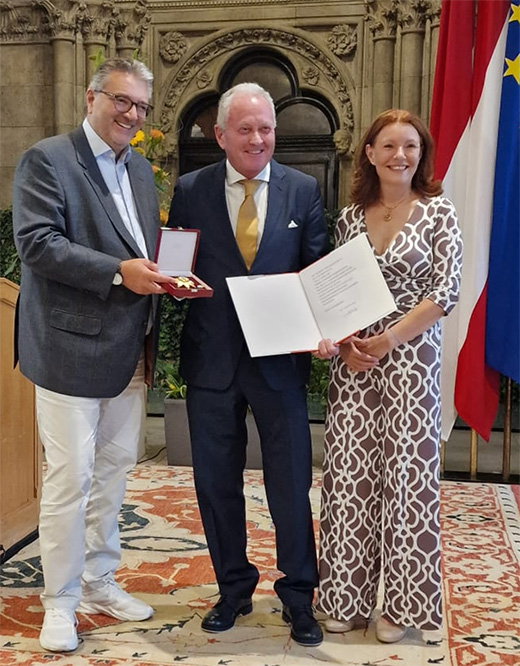 Verleihung des Österreichischen Ehrenkreuzes für Wissenschaft und Kunst I. Klasse 